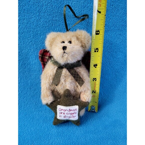 Retired Boyds Bears Holiday Christmas Ornament Grandmas Are Angels In Disguise - Picture 12 of 13